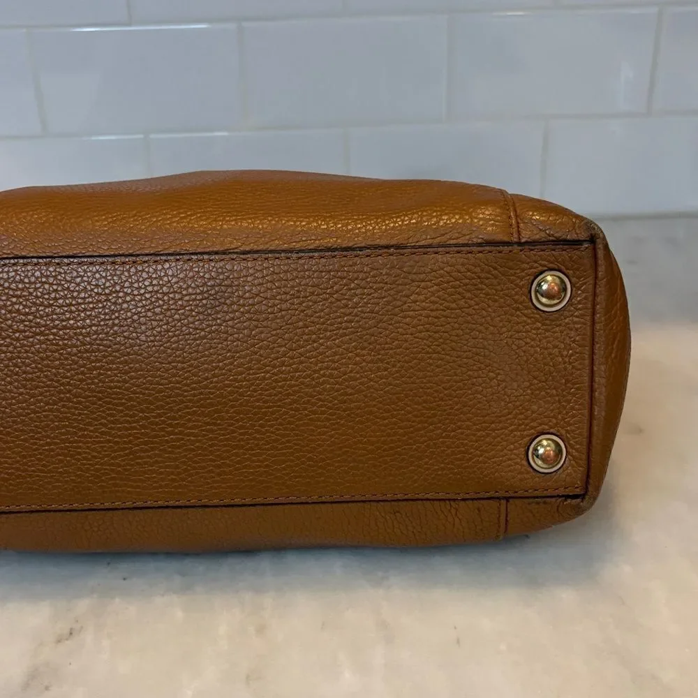 Michael Kors Bag Purse Handbag Leather Jet Set EW Pebbled Tote Bag Pocketbook